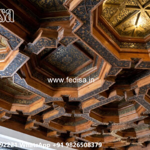 Wooden Classic Ceiling Design Pop Ki Chhat Ki Design No-8082