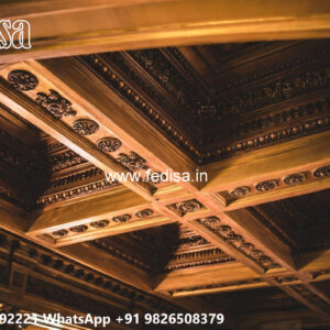 Wooden Classic Ceiling Design Pop Ka Design Simple No-8090
