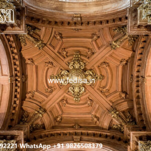 Wooden Classic Ceiling Design Plain Pop Ceiling Design No-8099