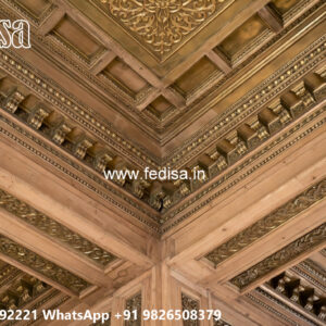 Wooden Classic Ceiling Design Cornice Pop Design No-8108