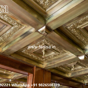 Wooden Classic Ceiling Design Ceiling Square Design No-8134