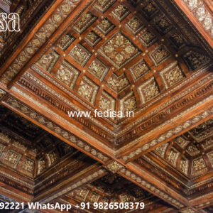 Wooden Classic Ceiling Design Down Ceiling Ka Design No-8140