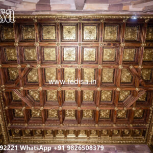 Wooden Classic Ceiling Design Best Roof Ceiling Design No-8149