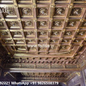 Wooden Classic Ceiling Design Ceiling Design Plus Minus No-8152