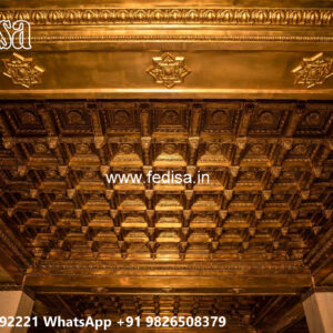 Wooden Classic Ceiling Design Ceiling Fan Flower Design No-8154