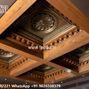 Wooden Classic Ceiling Design Ceiling Border Design Price No-8156