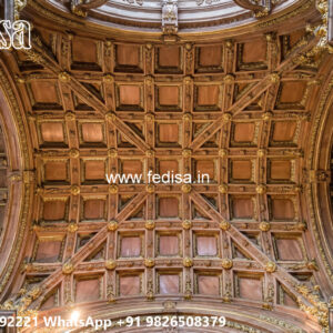 Wooden Classic Ceiling Design Indian Pop Design No-8167