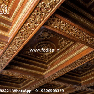 Wooden Classic Ceiling Design False Ceiling Design For Guest Room No-8176