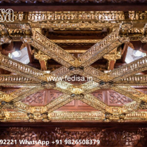 Wooden Classic Ceiling Design False Ceiling Design For Small Living Room No-8186