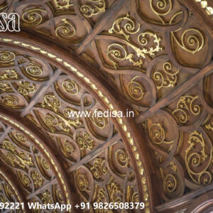 Wooden Classic Ceiling Design Unique Ceiling Fan Design No-8207