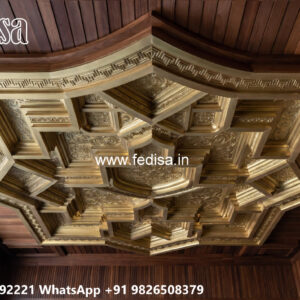 Wooden Classic Ceiling Design Living And Dining Room Ceiling Design No-8212