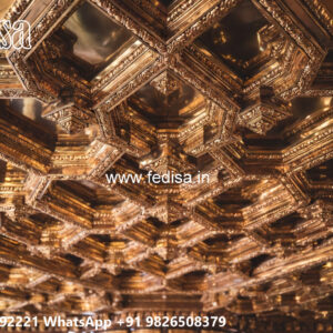 Wooden Classic Ceiling Design Living Hall False Ceiling Design No-8213