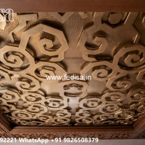 Wooden Classic Ceiling Design House Front Ceiling Design No-8216