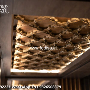 Wooden Classic Ceiling Design Living Room Gypsum Ceiling No-8218