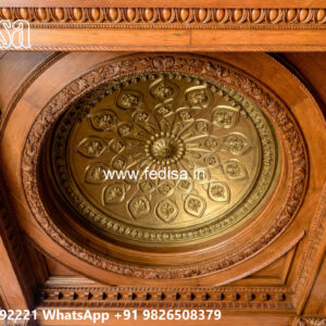 Wooden Classic Ceiling Design Half Ceiling Design For Bedroom No-8225