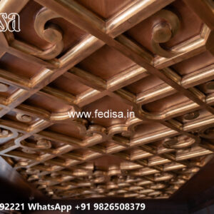 Wooden Classic Ceiling Design Room Ceiling Color Design No-8232