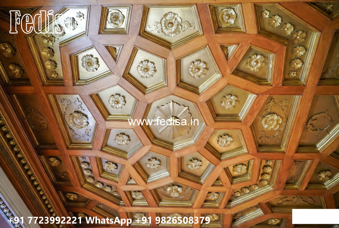 Wooden Classic Ceiling Design Grid False Ceiling Design No-8234