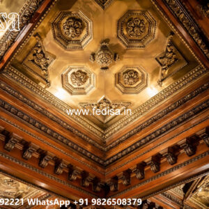 Wooden Classic Ceiling Design Ceiling Wooden Panel Design No-8246