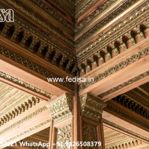 Wooden Classic Ceiling Design Ceiling Simple Design For Bedroom No-8257