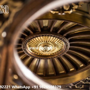 Wooden Classic Ceiling Design Pop Plus Minus Design For Drawing Room No-8268