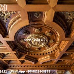Wooden Classic Ceiling Design False Ceiling Design For Low Height Room No-8284