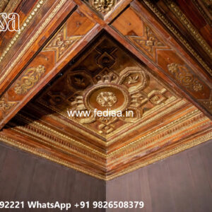 Wooden Classic Ceiling Design Roof Ceiling Color Design No-8290