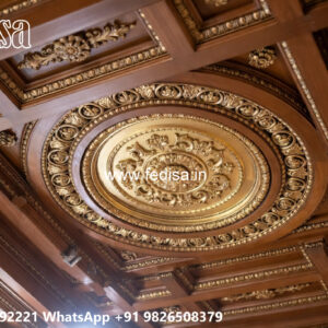 Wooden Classic Ceiling Design Fall Ceiling Design Price No-8294