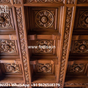 Wooden Classic Ceiling Design For Ceiling Bedroom Design No-8320