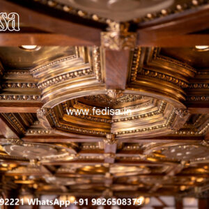 Wooden Classic Ceiling Design Upper Ceiling Design No-8327