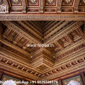 Wooden Classic Ceiling Design Hall Design False Ceiling No-8329