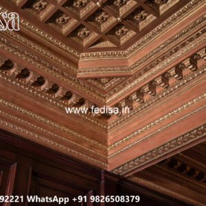 Wooden Classic Ceiling Design Simple Kitchen Ceiling Design No-8337