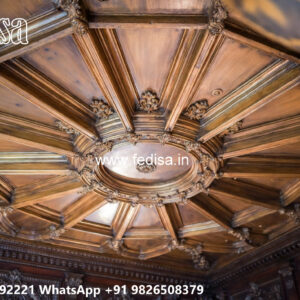 Wooden Classic Ceiling Design Best Pop Design For Hall Ceiling No-8338