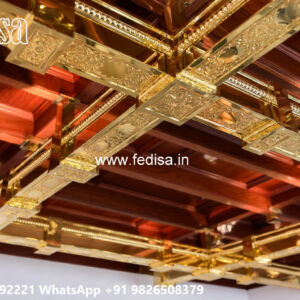 Wooden Classic Ceiling Design Latest Forsling Design No-8353