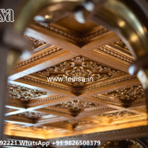 Wooden Classic Ceiling Design Small Bathroom False Ceiling Design No-8365