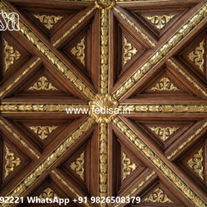 Wooden Classic Ceiling Design Cheap Kitchen Ceiling Ideas No-8367