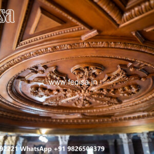 Wooden Classic Ceiling Design Low Cost False Ceiling Design No-8370