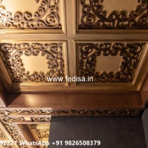 Wooden Classic Ceiling Design Luxury Pop Design No-8374