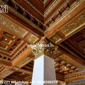 Wooden Classic Ceiling Design 11 By 10 Room Pop Design No-8378