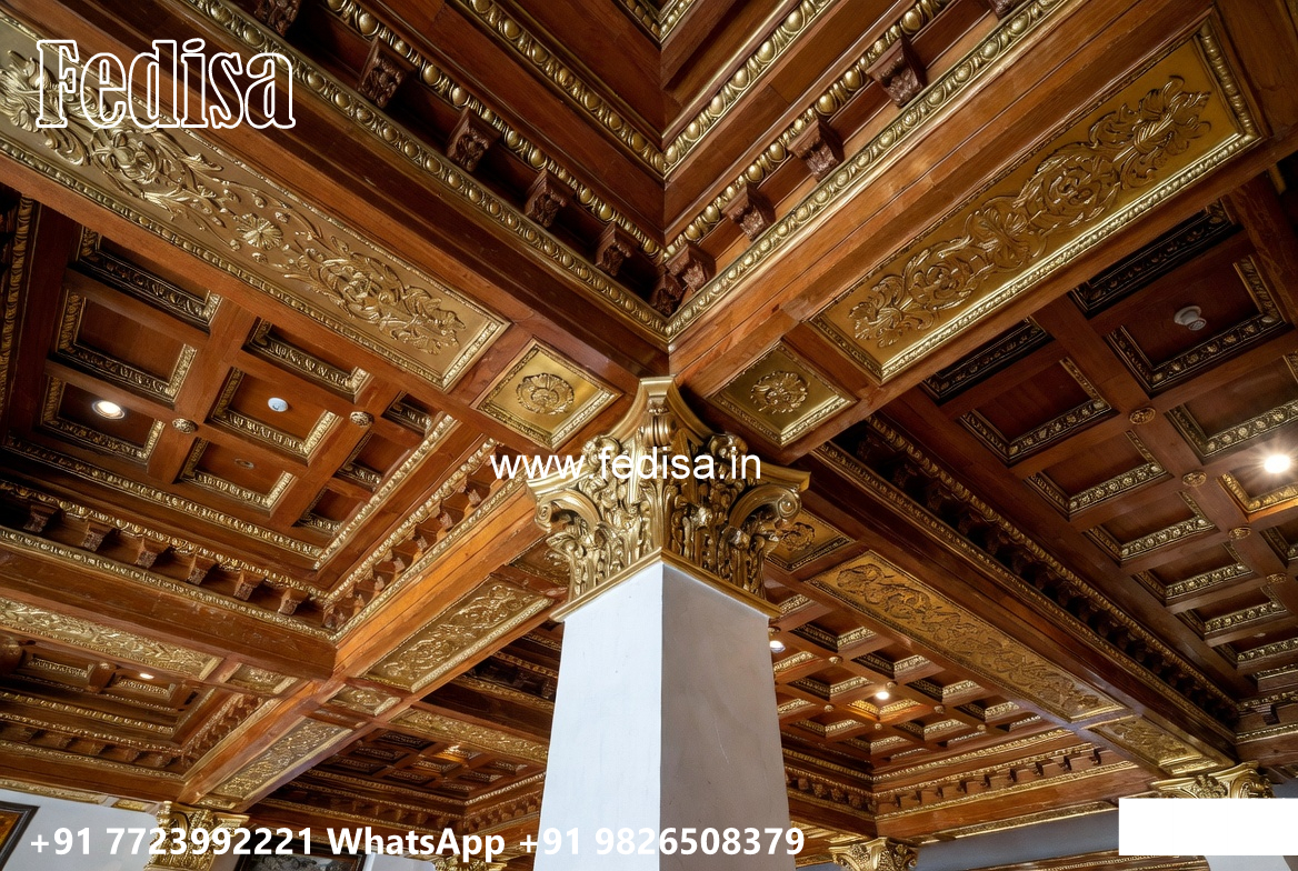 Wooden Classic Ceiling Design 11 By 10 Room Pop Design No-8378