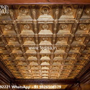 Wooden Classic Ceiling Design Side Ceiling Design No-8380
