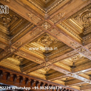 Wooden Classic Ceiling Design Creative Ceiling Design No-8386