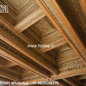 Wooden Classic Ceiling Design Latest Ceiling Design For Hall 2026 No-8396