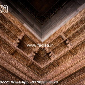 Wooden Classic Ceiling Design Ceiling Design Simple Bedroom No-8408