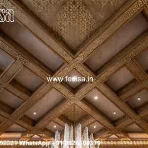 Wooden Classic Ceiling Design False Ceiling Design For Gallery No-8412