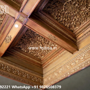 Wooden Classic Ceiling Design Best Down Ceiling Design No-8422