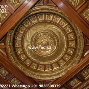Wooden Classic Ceiling Design Ceiling Simple Design For Living Room No-8433