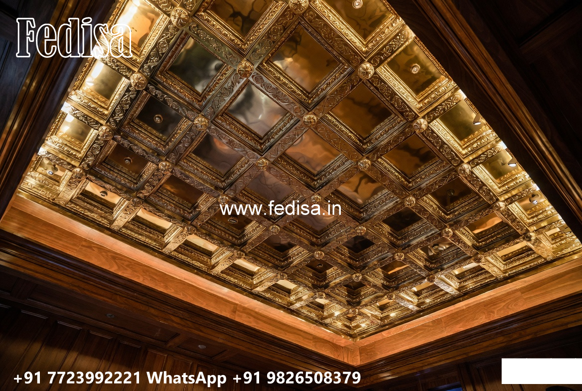 Wooden Classic Ceiling Design False Ceiling Tv Design No-8441
