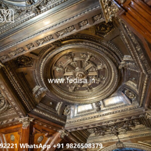 Wooden Classic Ceiling Design Makan Pop Design No-8442