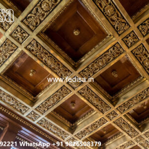Wooden Classic Ceiling Design Kitchen Forsling Design No-8448
