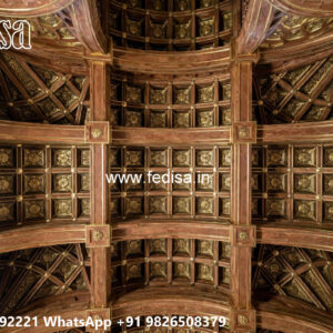 Wooden Classic Ceiling Design Phool Patti Pop Design No-8449